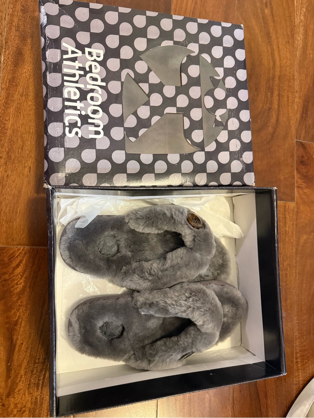New Bedroom Athletics Keira Faux Fur Thong Slippers